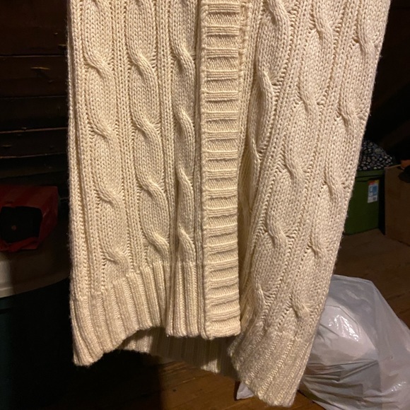 Abercrombie sweater vest with hood in Cream color - Picture 5 of 7